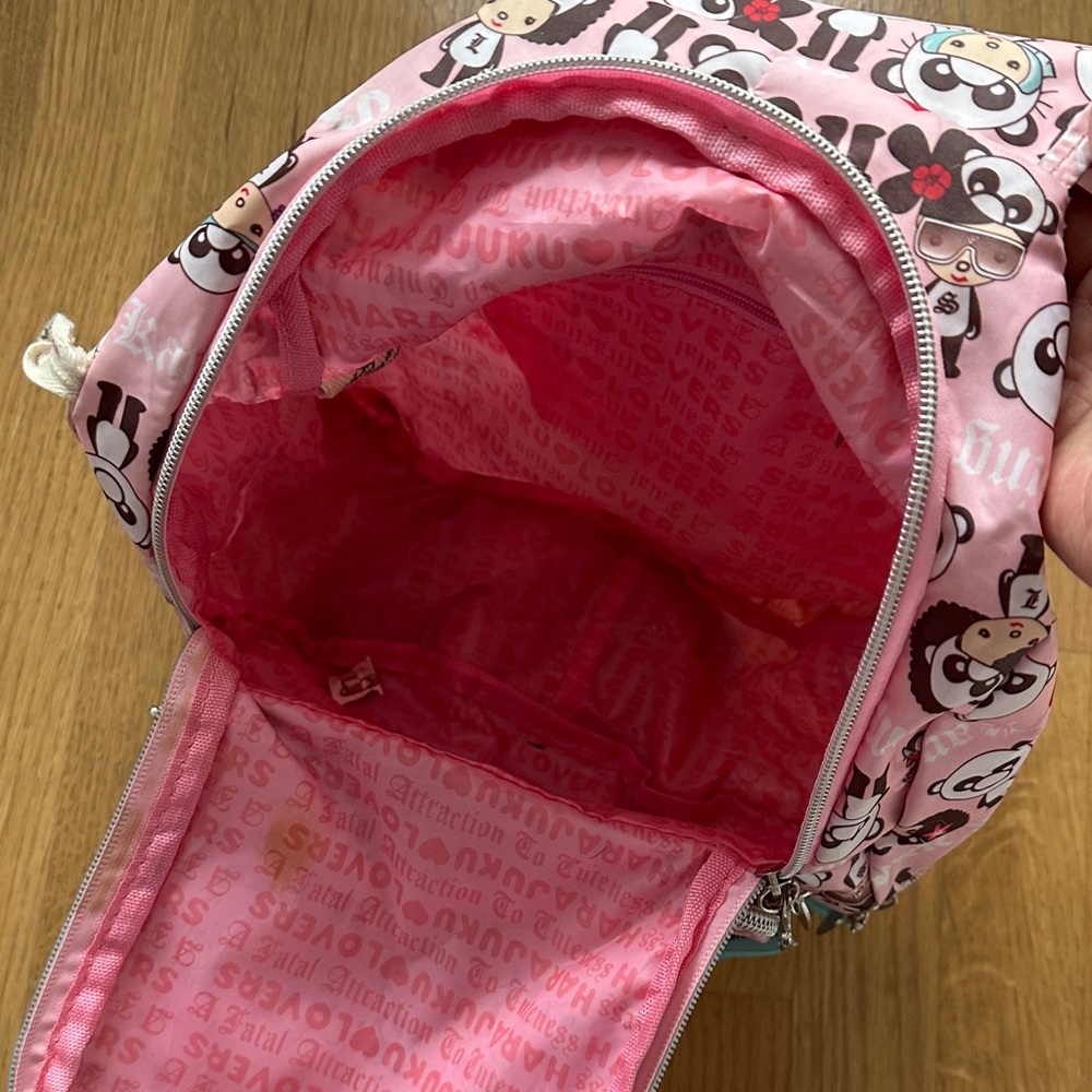Pink Harajuku Lovers Backpack - Picture 2 of 10